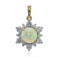 Ciondolo in oro con Opale di Welo AAA (Adela Gold)