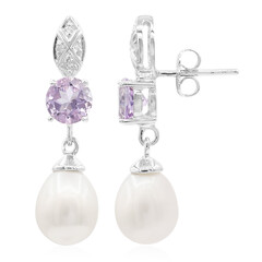 Orecchini in argento con Perla di Acqua Dolce (TPC)