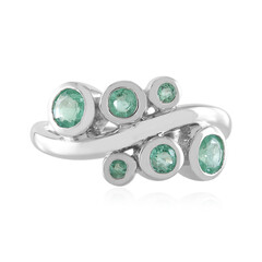 Anello in argento con Smeraldo Russo (de Melo)
