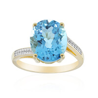 Anello in oro con Topazio Marambaia