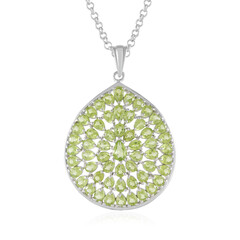 Collana in argento con Peridoto