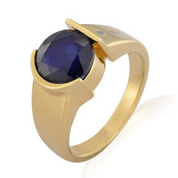 Anello in argento con Zaffiro Blu del Madagascar (de Melo)