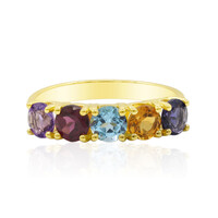 Anello in argento con Rodolite
