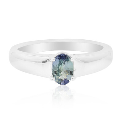 Anello in argento con Tanzanite (non riscaldata)