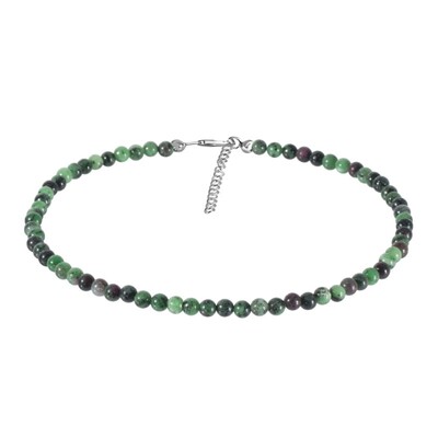 Collana in argento con Rubino Zoisite