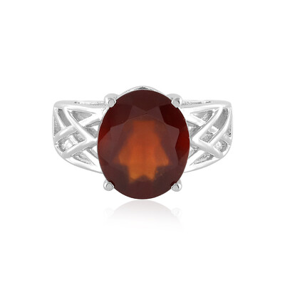Anello in argento con Granato Essonite