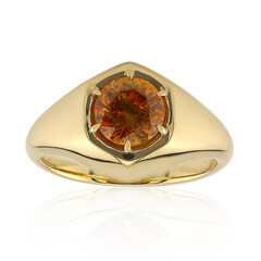 Anello in oro con Sfalerite