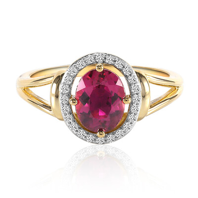 Anello in oro con Rubellite (Tenner Diniz)