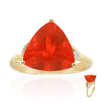 Anello in oro con Opale di Fuoco Messicano (Smithsonian)