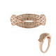Anello in oro con Diamante Champagne I2 (KM by Juwelo)