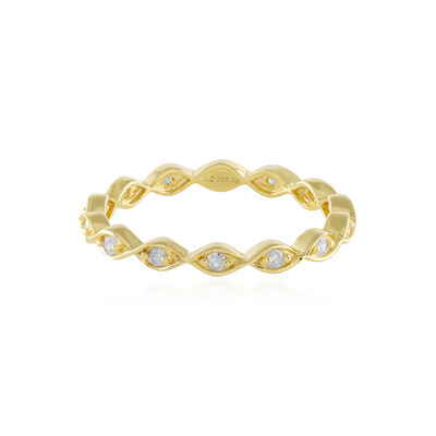 Anello in argento con Diamante I2 (J)