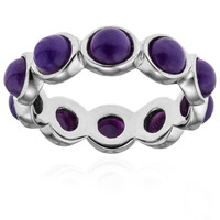 Anello in argento con Charoite