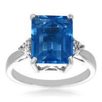 Anello in argento con Fluorite Cangiante