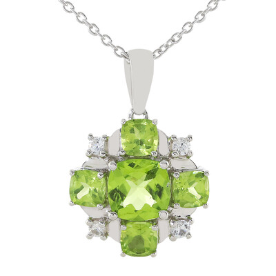 Collana in argento con Peridoto