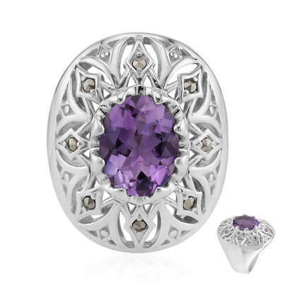 Anello in argento con Ametista (Annette classic)
