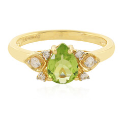Anello in argento con Peridoto