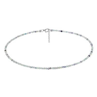 Collana in argento con Fluorite
