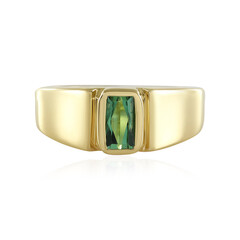 Anello in argento con Tormalina Verde di Benedito(Adela Silber)