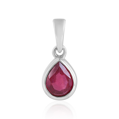 Ciondolo in argento con Rubino del Madagascar