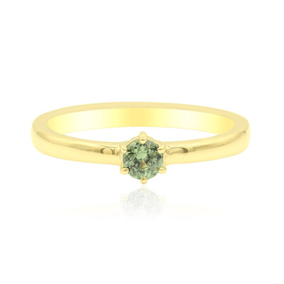Anello in oro con Demantoide del Madagascar (John Ferry)