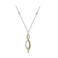Collana in oro con Diamante SI2 (H) (CIRARI)