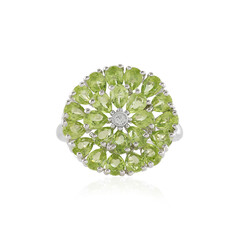 Anello in argento con Peridoto