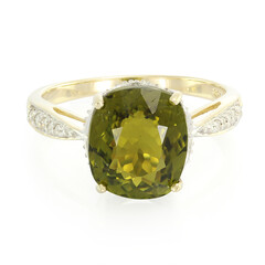 Anello in oro con Tormalina Cuprian