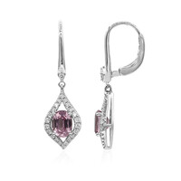Orecchini in oro con Spinello Birmano Rosa (CIRARI)