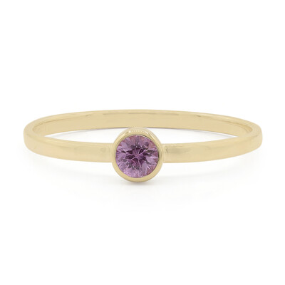 Anello in oro con Zaffiro Rosa