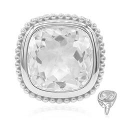 Anello in argento con Quarzo Bianco