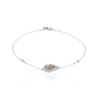 Bracciale in argento con Morganite