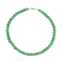 Collana in argento con Avventurina Verde
