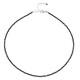 Collana in argento con Spinello Nero
