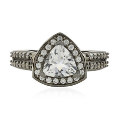 Anello in argento con Quarzo Bianco