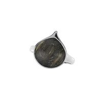 Anello in argento con Quercia Nera