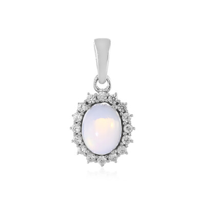 Ciondolo in argento con Opale di Welo
