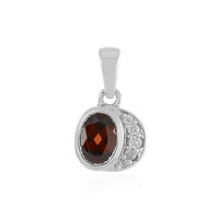 Ciondolo in argento con Zircone Lampone