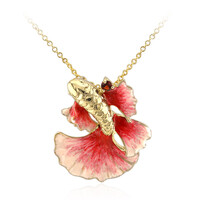 Collana in argento con Granato Mozambico (TPC)