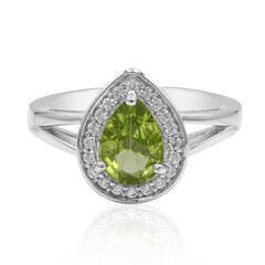 Anello in argento con Peridoto