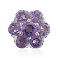 Charm in argento con Ametista