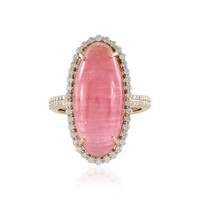 Anello in oro con Tormalina Occhio di Gatto (de Melo)