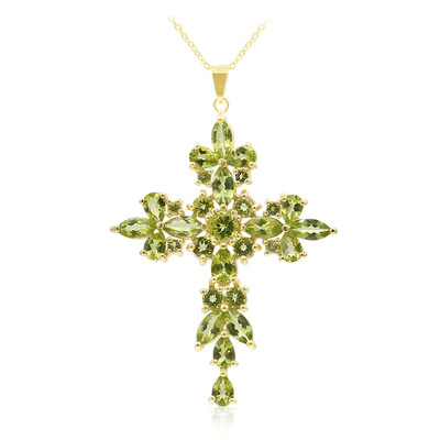 Collana in argento con Peridoto