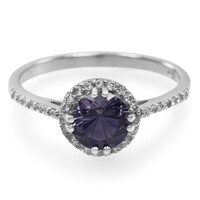 Anello in argento con Quarzo Mirtillo