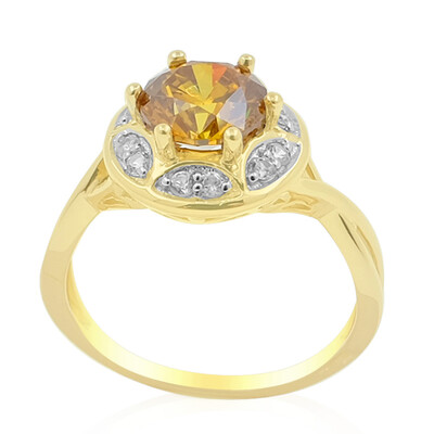 Anello in oro con Sfalerite