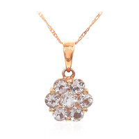 Collana in oro con Morganite AAA