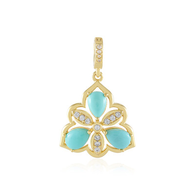 Ciondolo in argento con Turchese