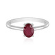 Anello in argento con Rubino del Madagascar