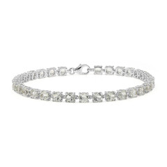 Bracciale in argento con Ametista Verde