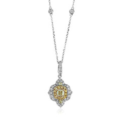 Collana in oro con Diamante Giallo SI2 (CIRARI)