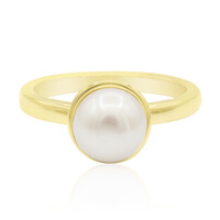 Anello in argento con Perla di Acqua Dolce